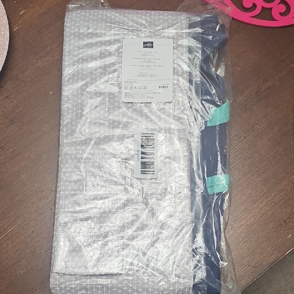 Stampin' Up! Teal and Gray Tote Bags - Picture 6 of 8